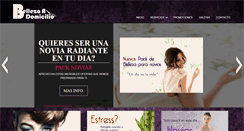Desktop Screenshot of bellezaadomicilio.cl